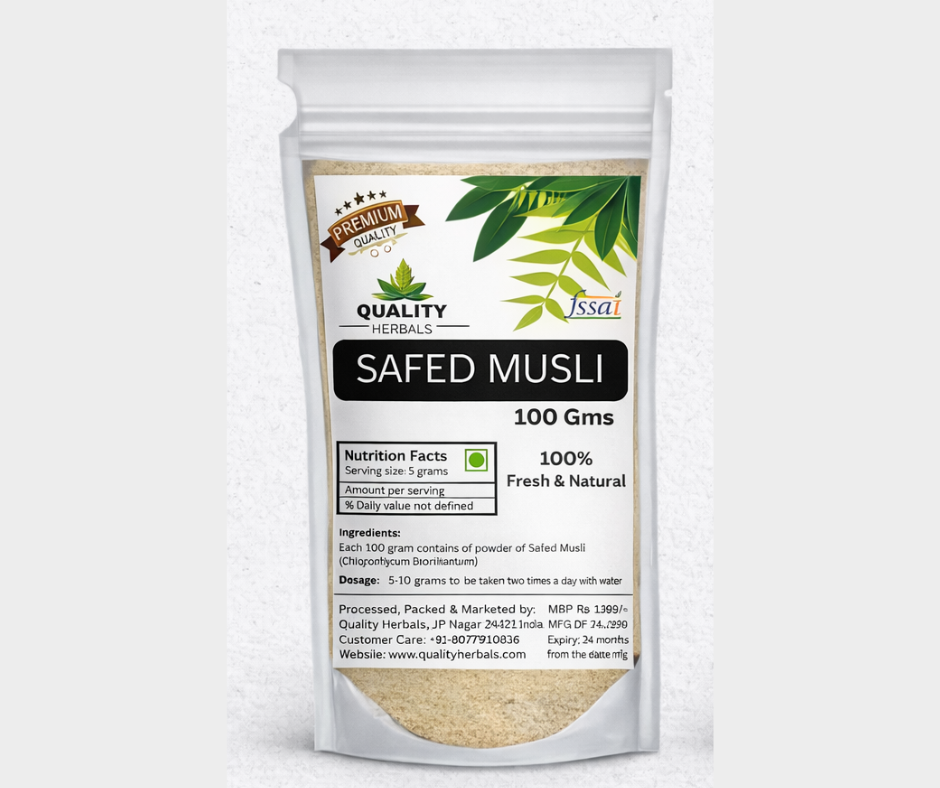Pure Safed Musli powder