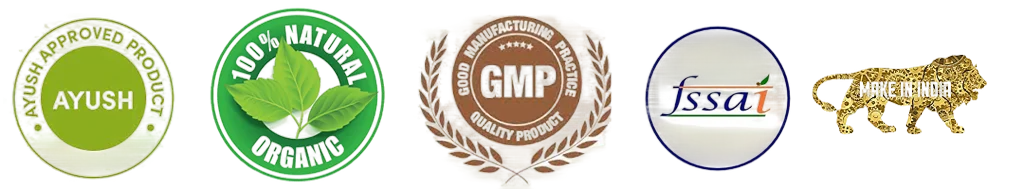 GMP FSSAI AYUSH LOGO