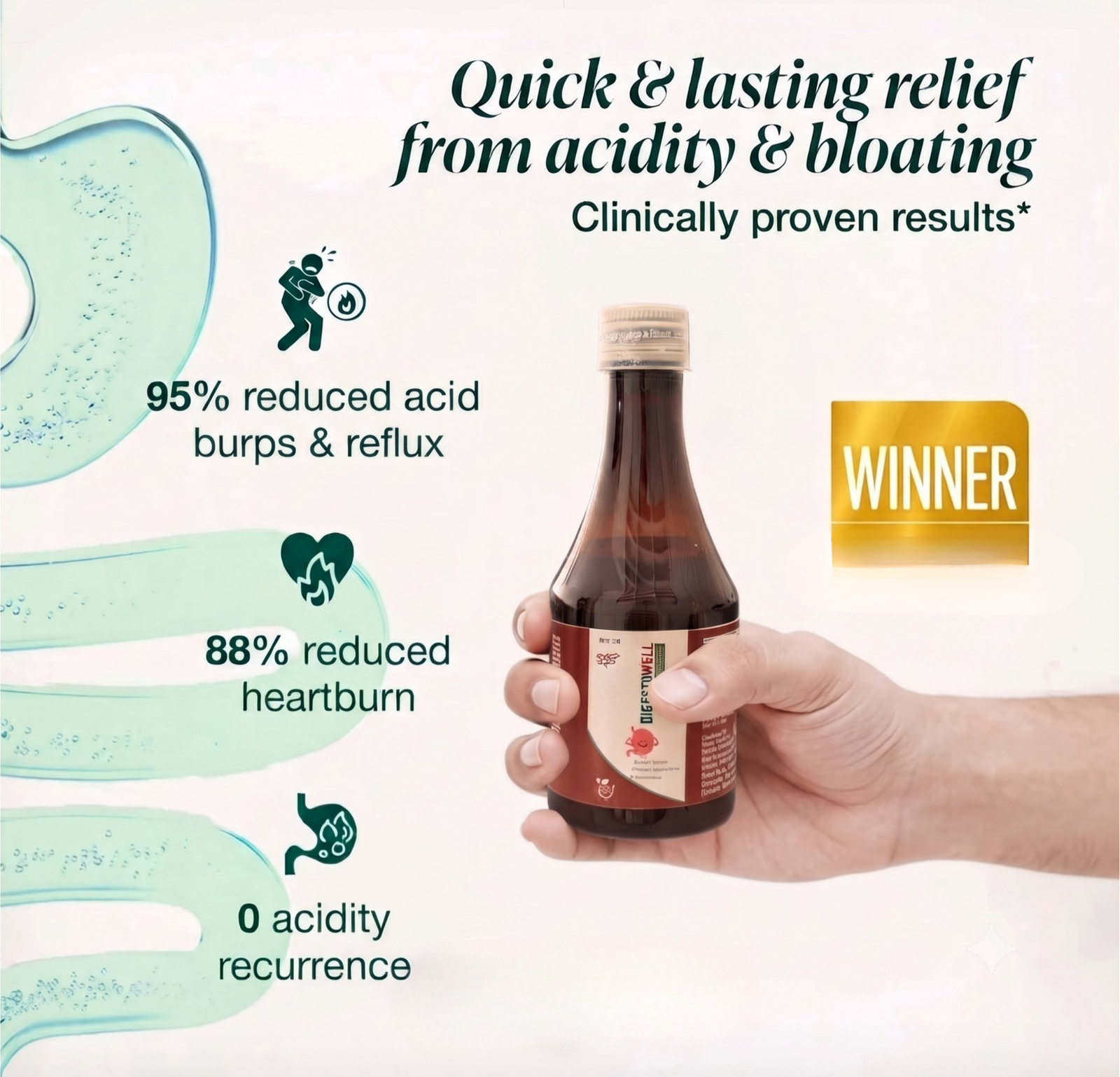 ayurvedic syrup for digestion and bloating